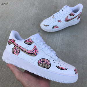custom pink air force ones