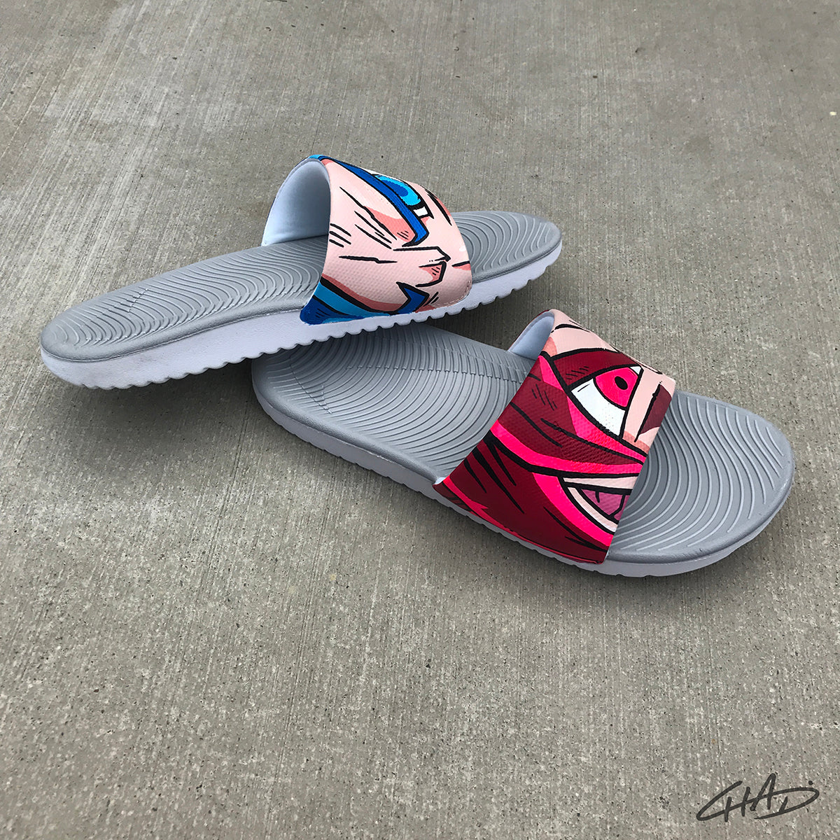custom flip flops nike