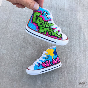 custom baby chucks