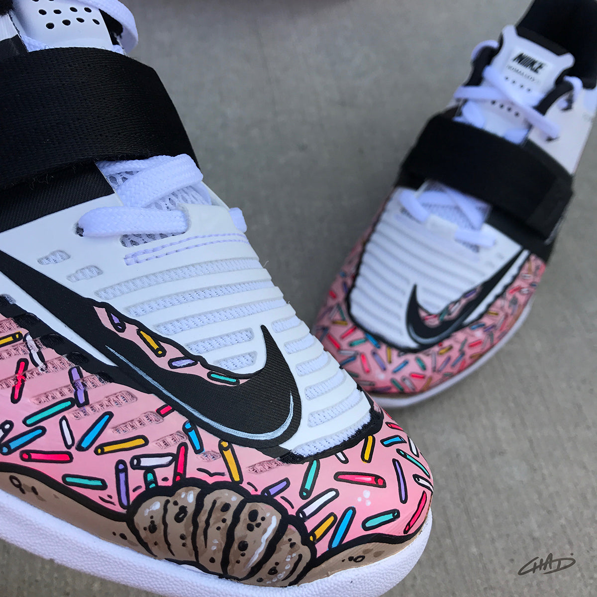 painted nikes
