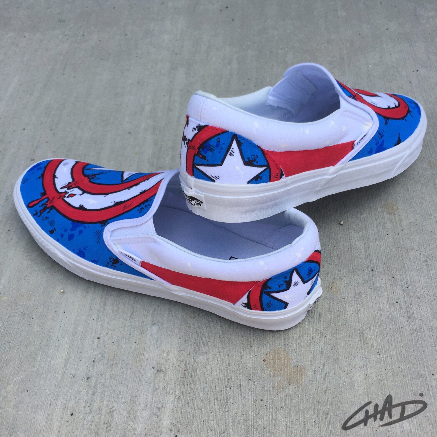 captain america shoes vans