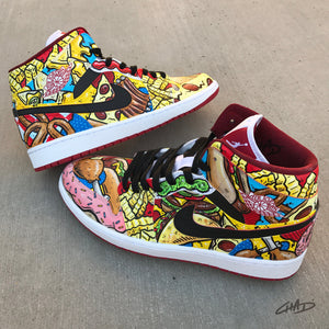 custom painted jordan 1