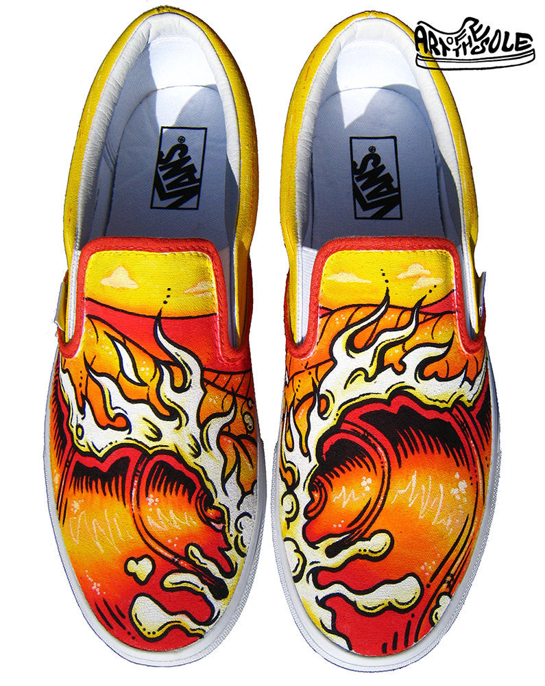 Endless Summer Custom Hand Painted Vans 