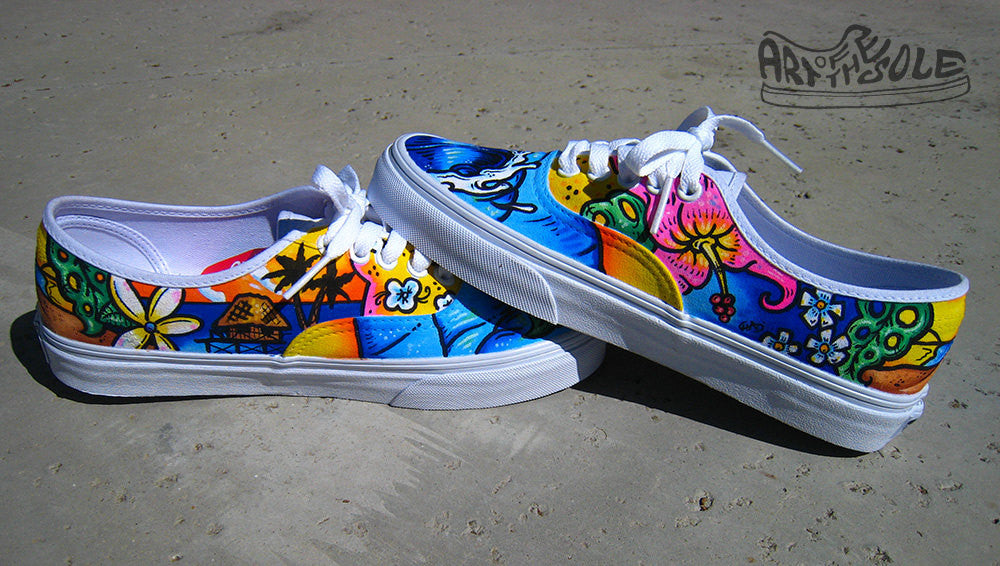 vans shoes graffiti