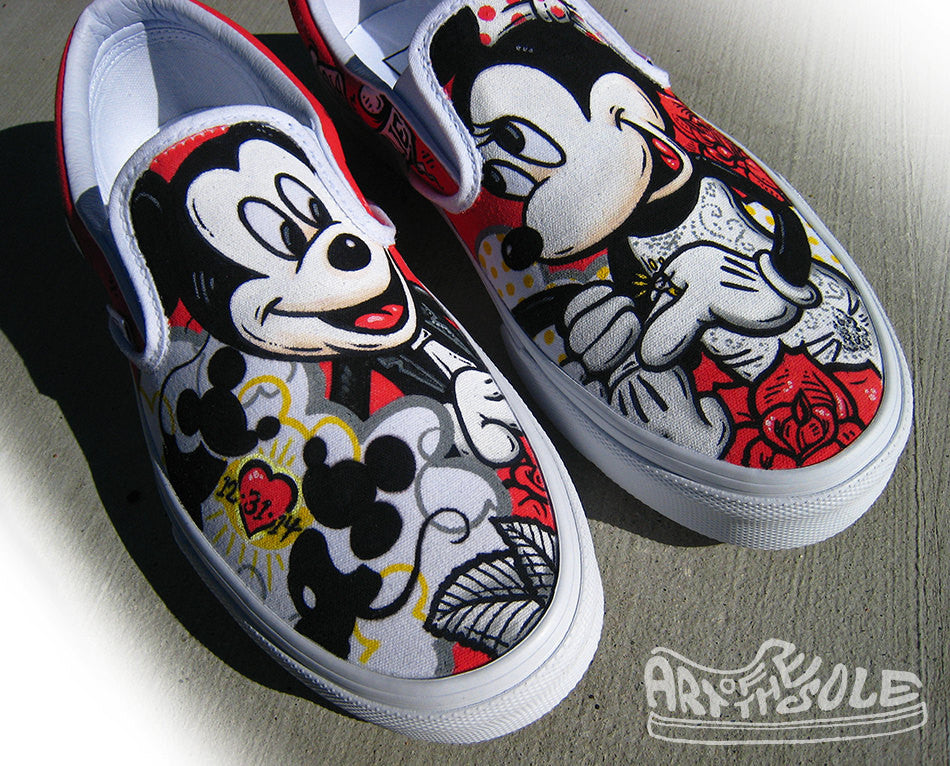 mickey mouse vans with hands