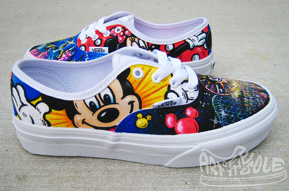 custom vans disney