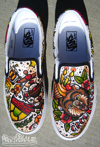vans shoes tattoo design