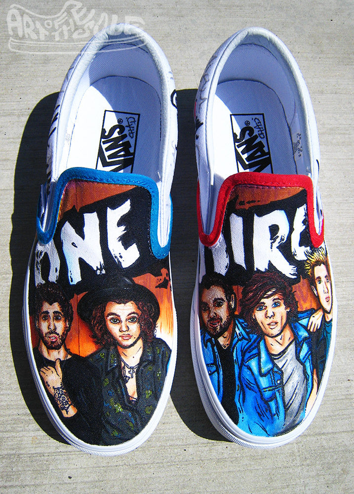 album cover painted vans