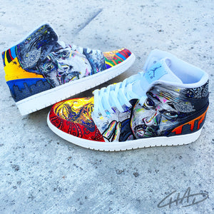 custom painted jordans