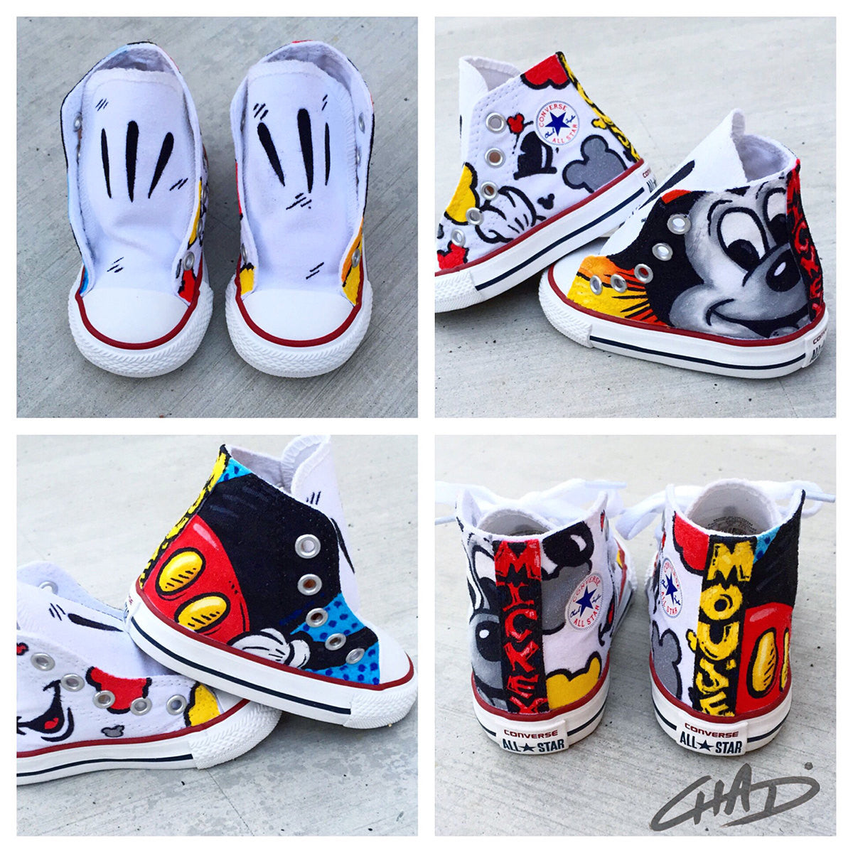 custom mickey mouse shoes