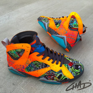 custom jordan 7s