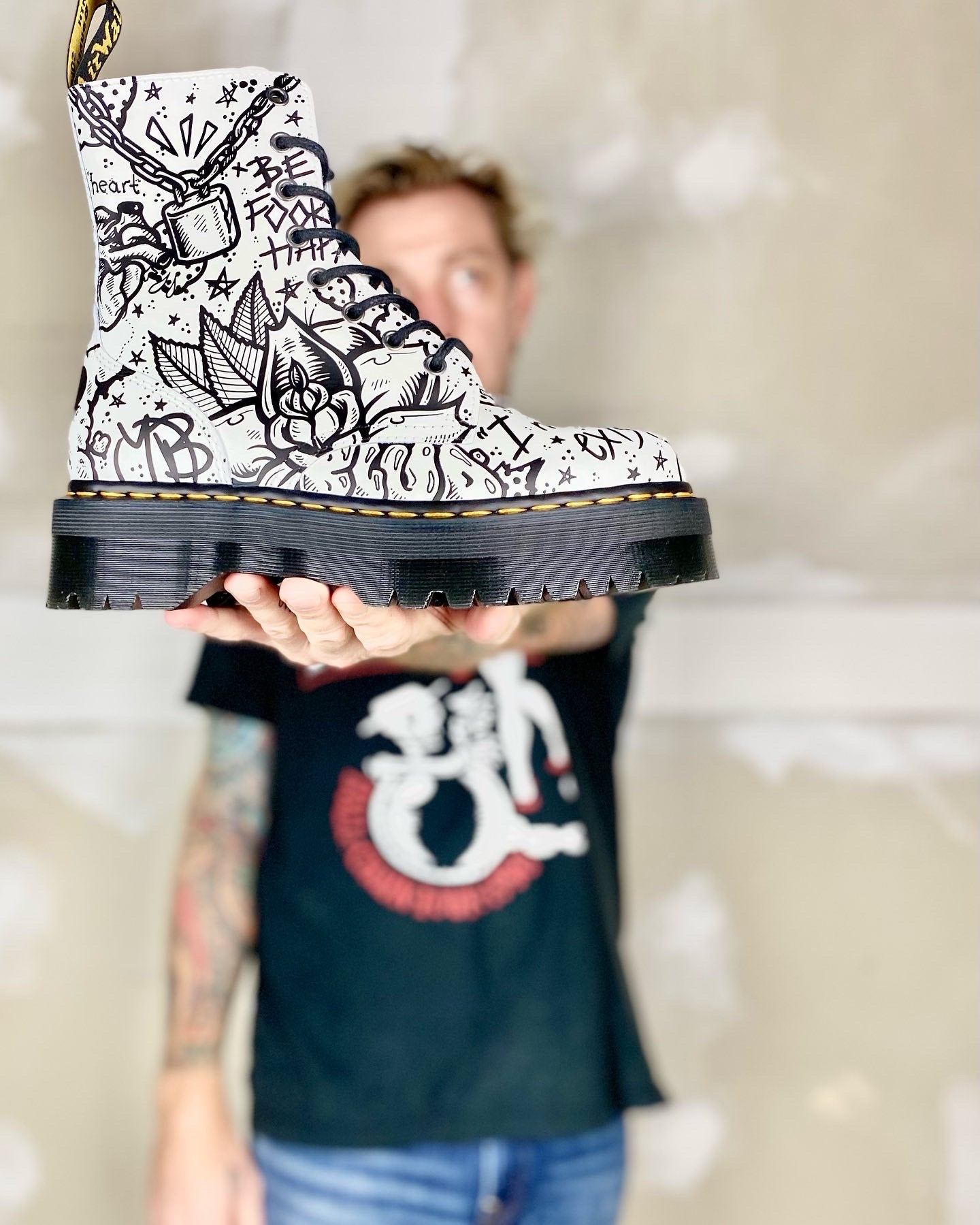 Black Hearts Club - Doc Martens boots – chadcantcolor