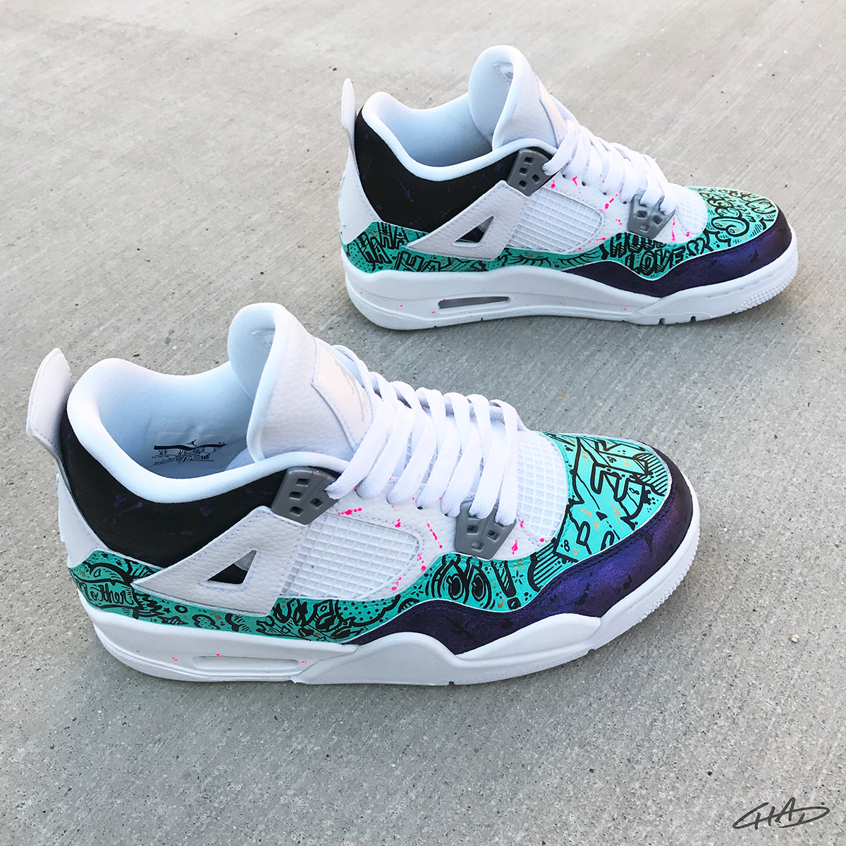 jordan retro 4 custom