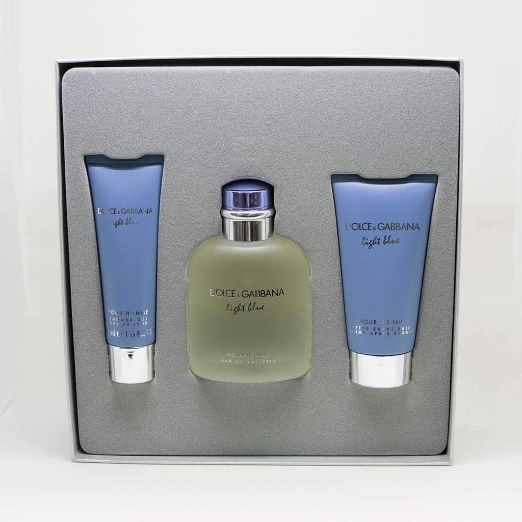 D&G Light Blue Gift Set Perfume For Men By Dolce Gabbana