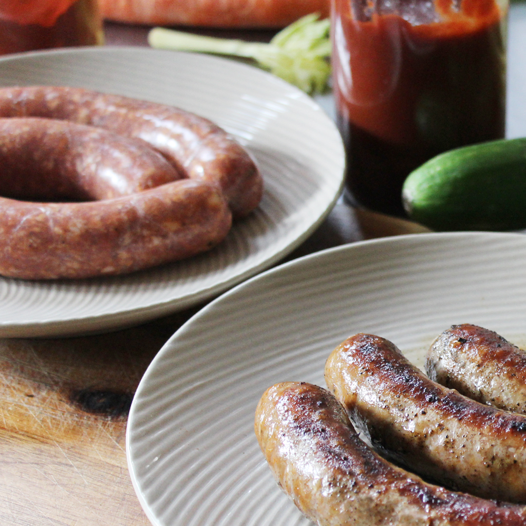 homemade sausage