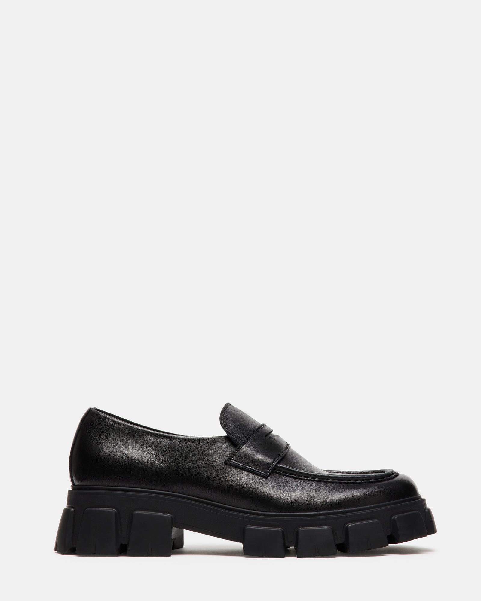 COPA Black Leather Lug Sole Chelsea Ankle Boot | Men's Boots