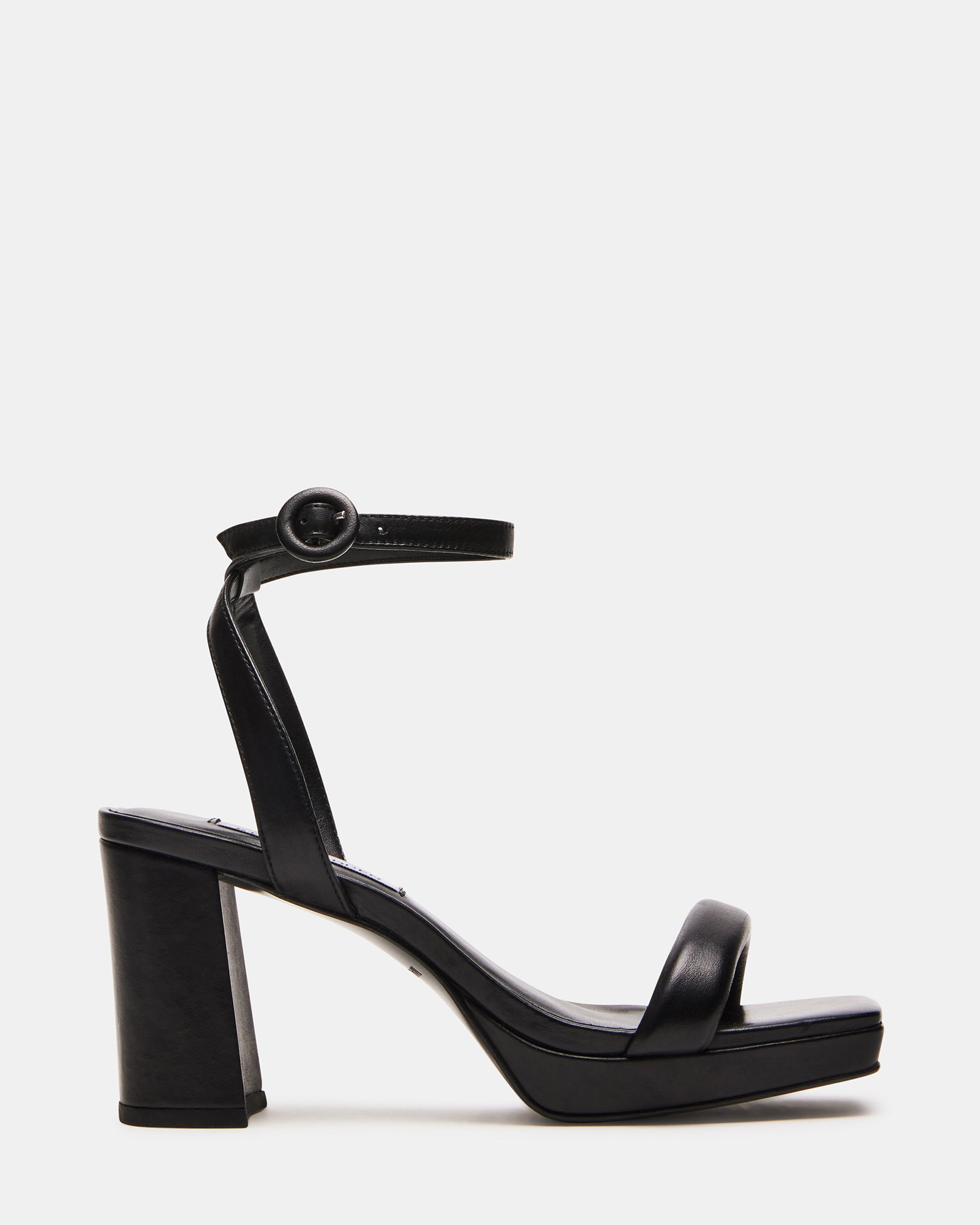 CARRSON Black Leather Heel  Women's Designer Black Leather Heels – Steve  Madden