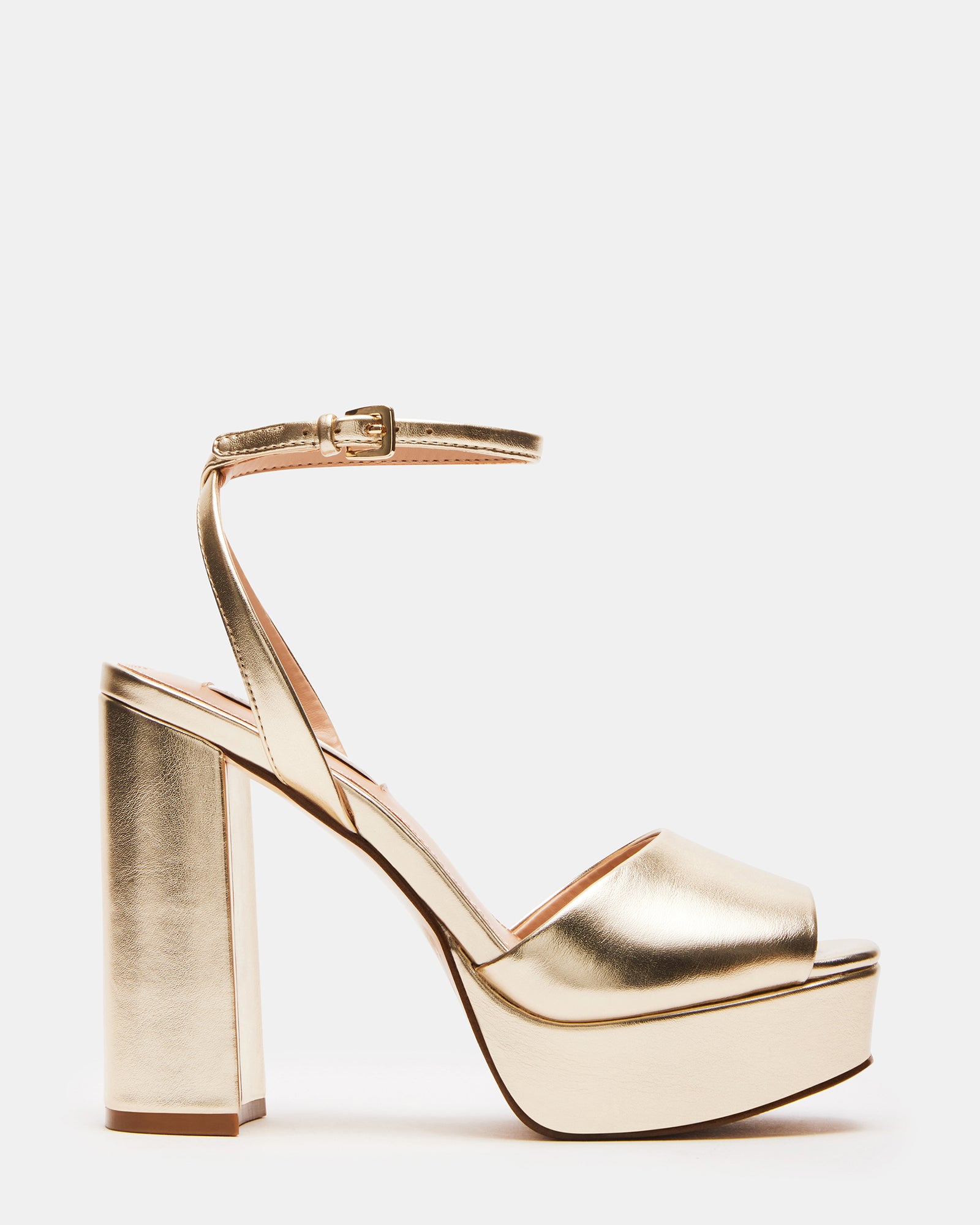 LAUREL Gold Glitter Platform Heel