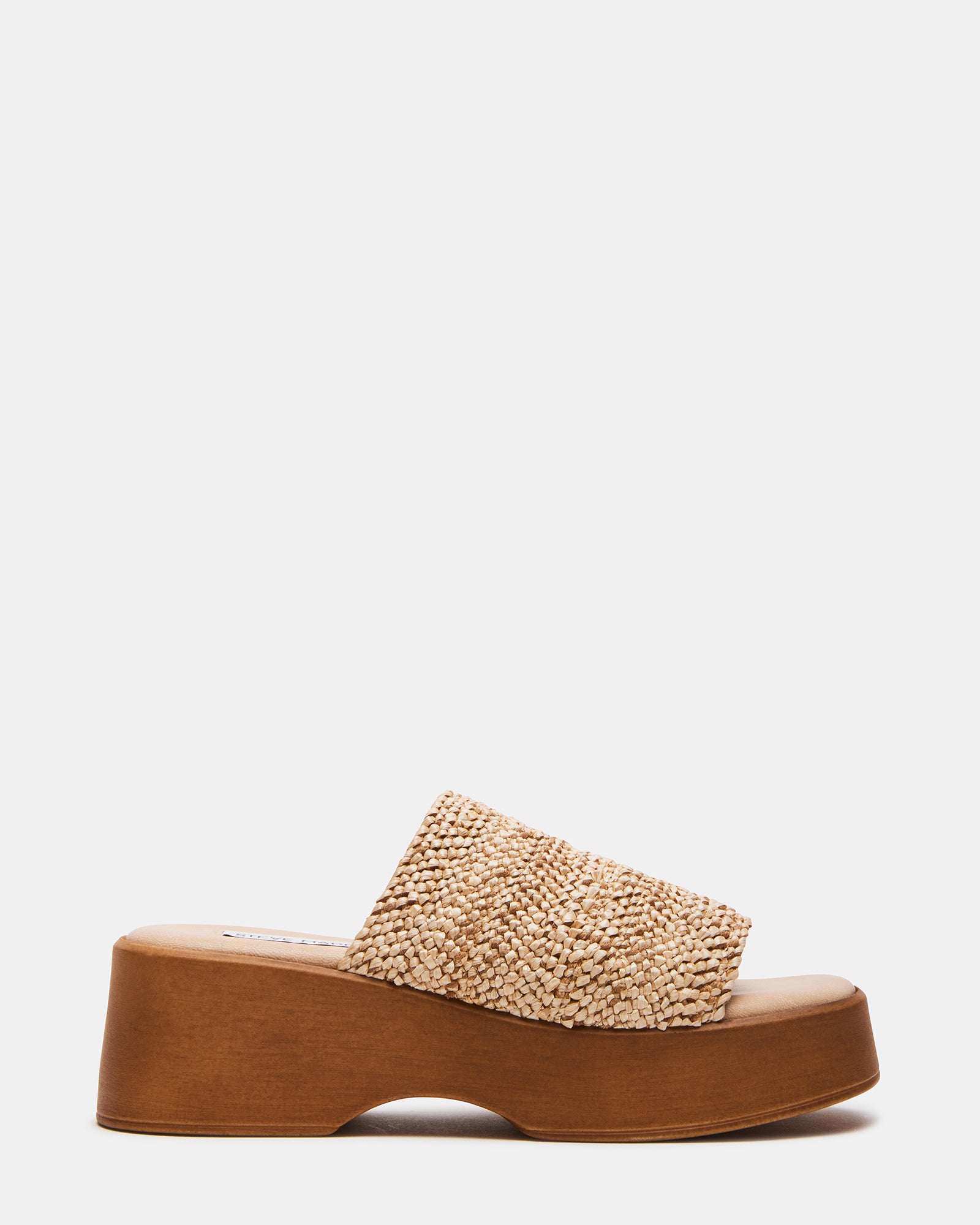 KASPER Natural Flatform Slide Sandal