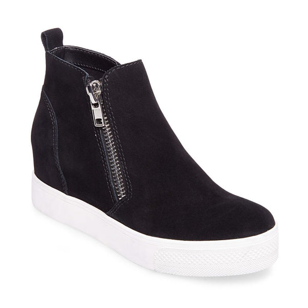 WEDGIE BLACK SUEDE – Steve Madden