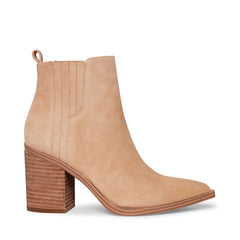 steve madden camryn tan suede bootie