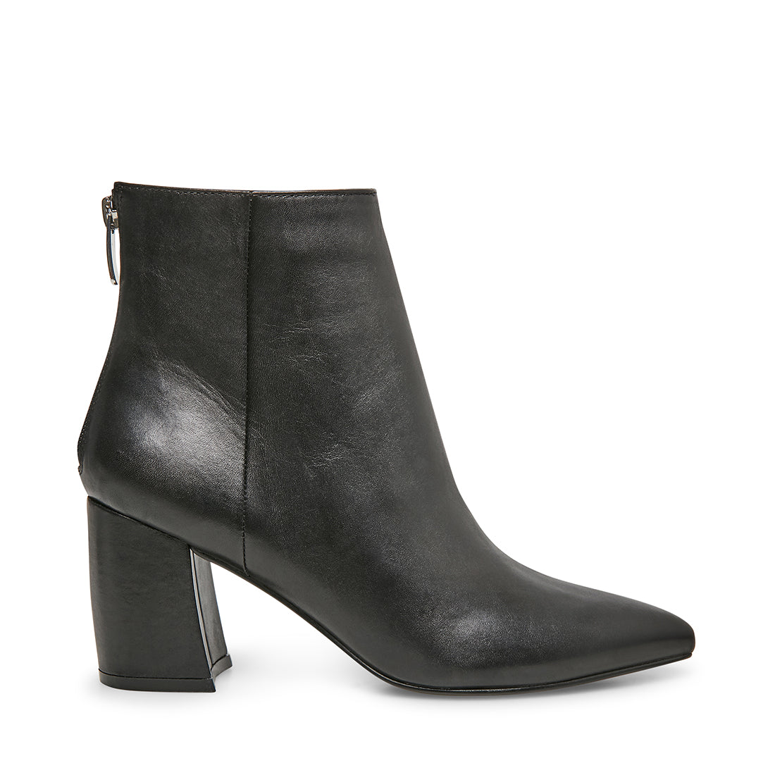 steve madden black heel boots