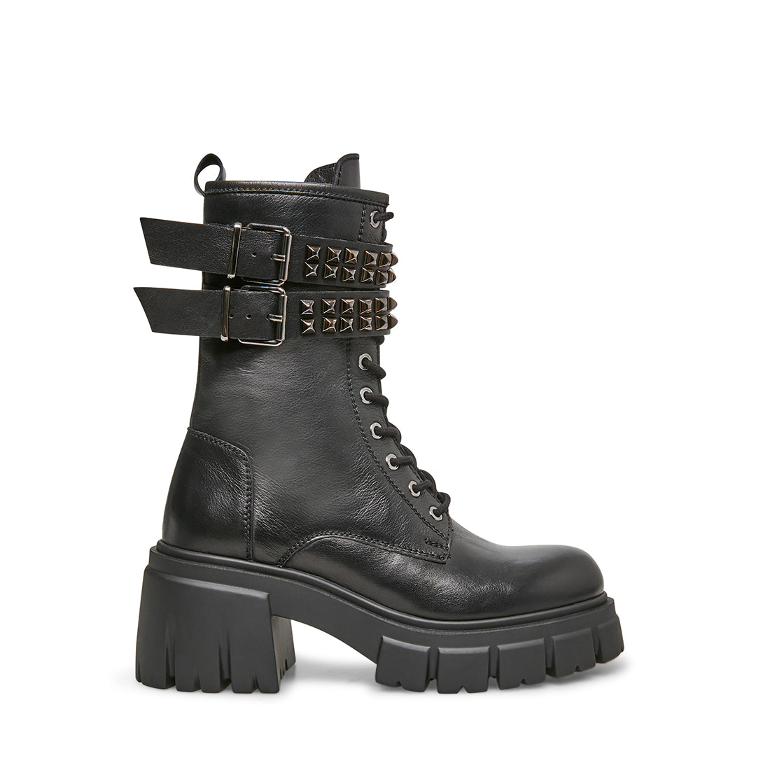 OZONE BLACK LEATHER – Steve Madden