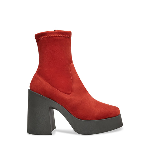 steve madden red suede boots