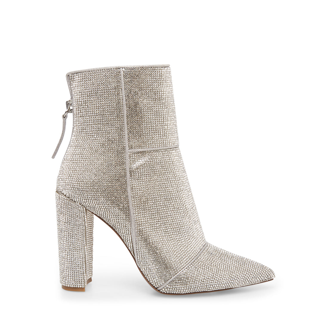 steve madden silver booties