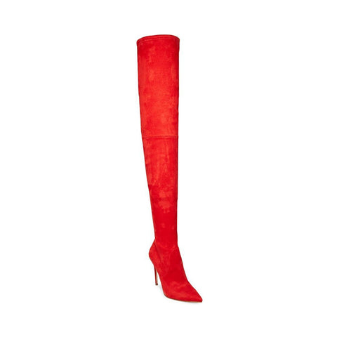 red gucci thigh high boots
