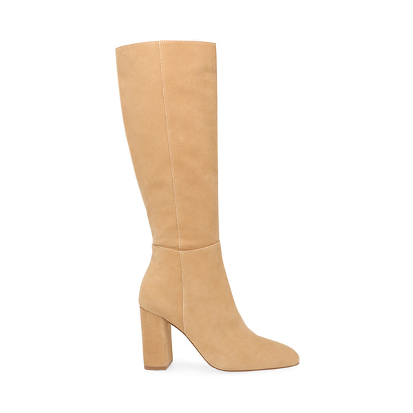 steve madden camryn tan suede bootie