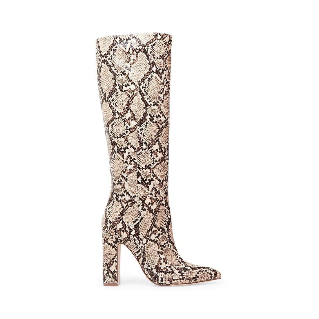 steve madden cafe bootie snakeskin