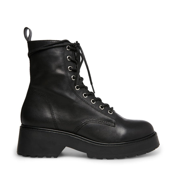 black combat boots size 5