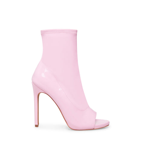 patent pink boots