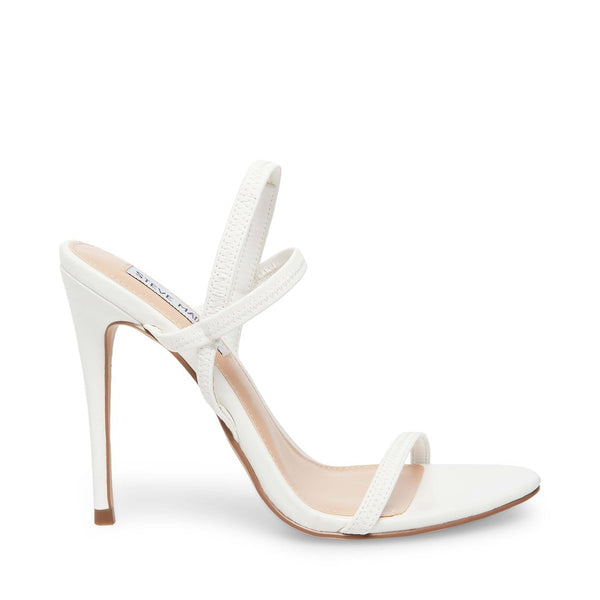 nico white set back heels