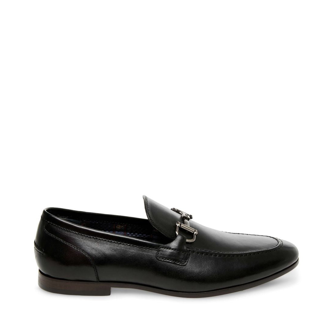 steve madden mens black loafers