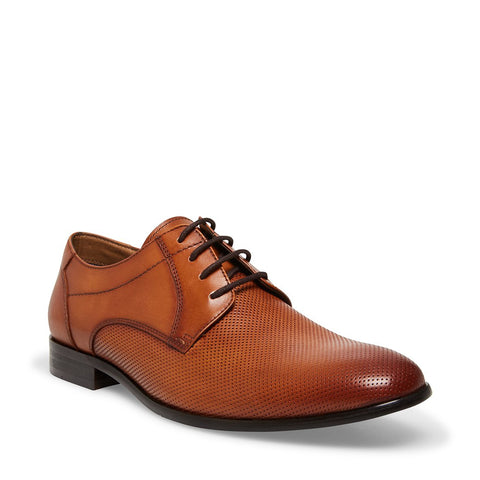 steve madden cognac men's dress shoes