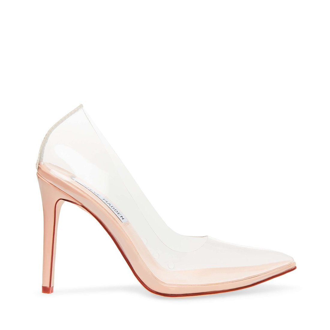 steve madden clear pumps