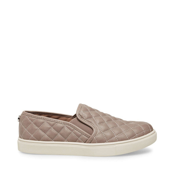 steve madden grey suede slip ons