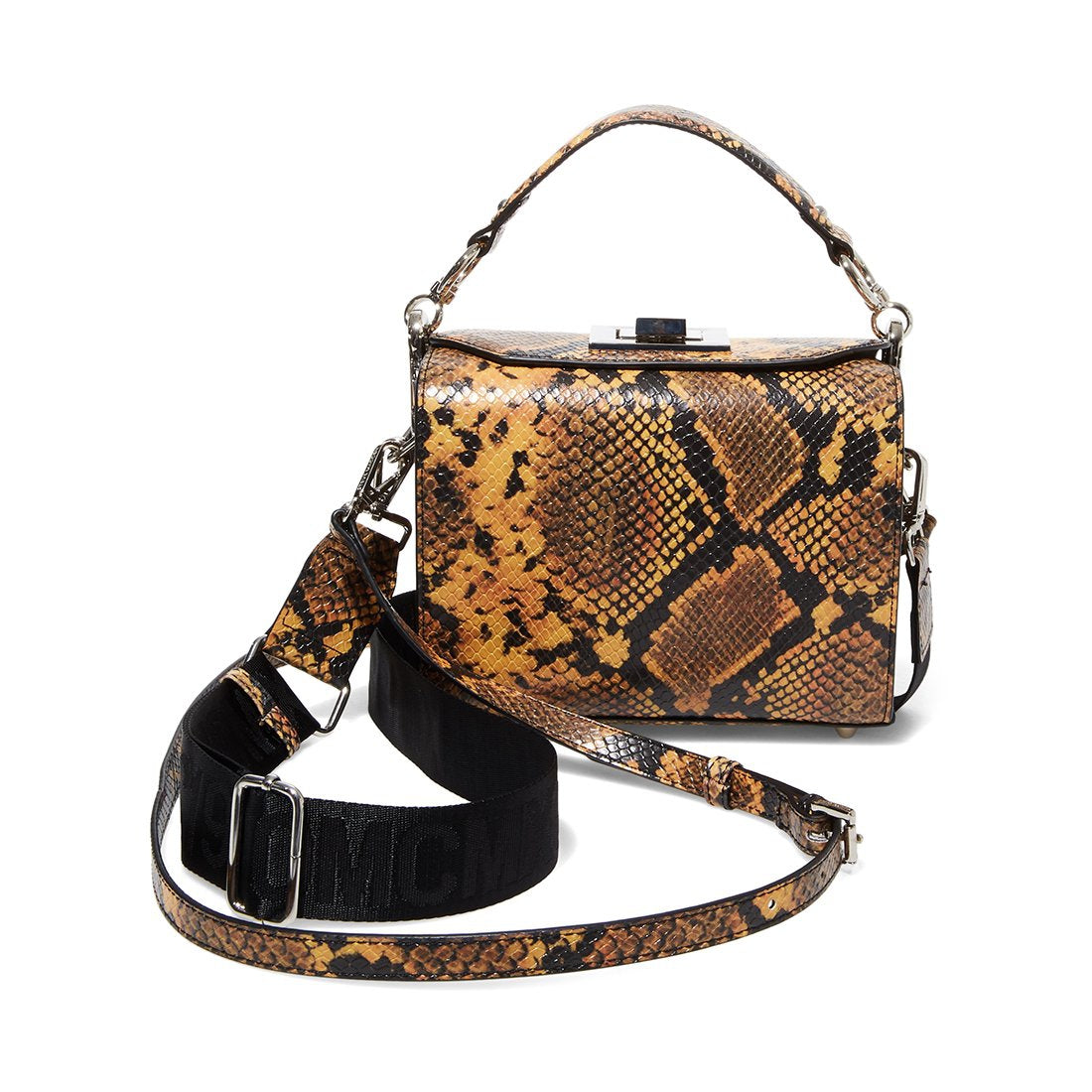 steve madden snake print purse