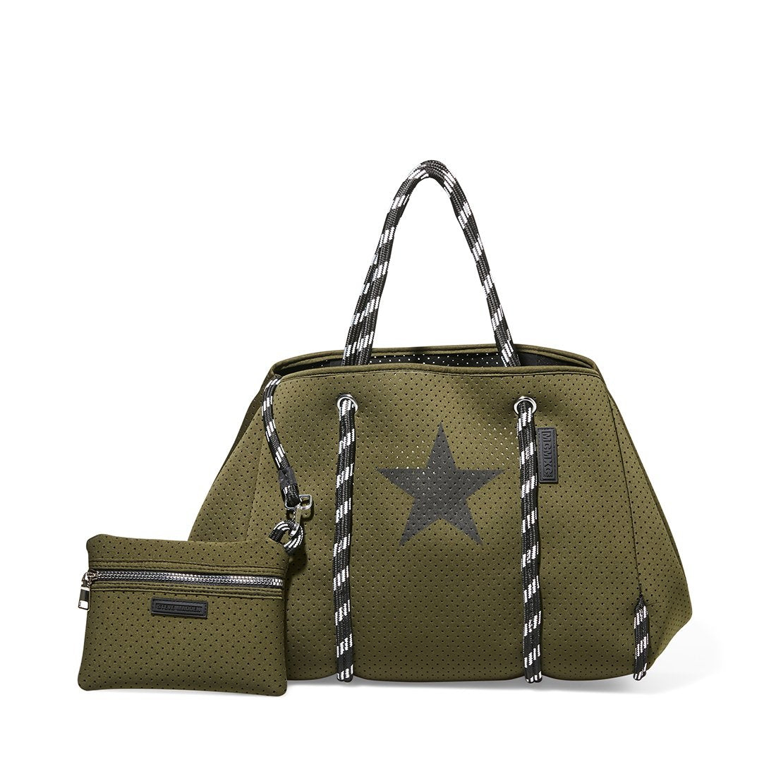 steve madden camo tote bag