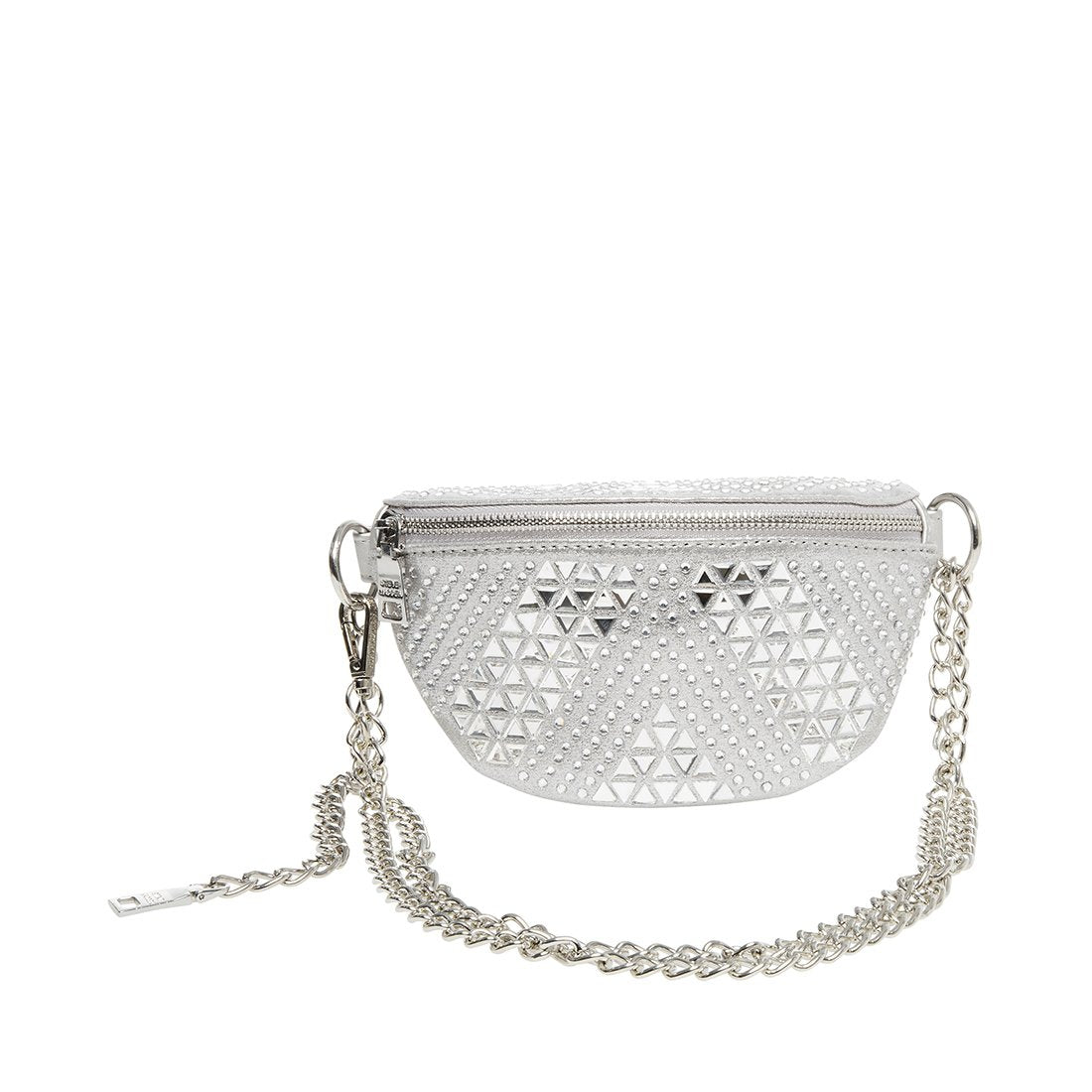 steve madden white fanny pack