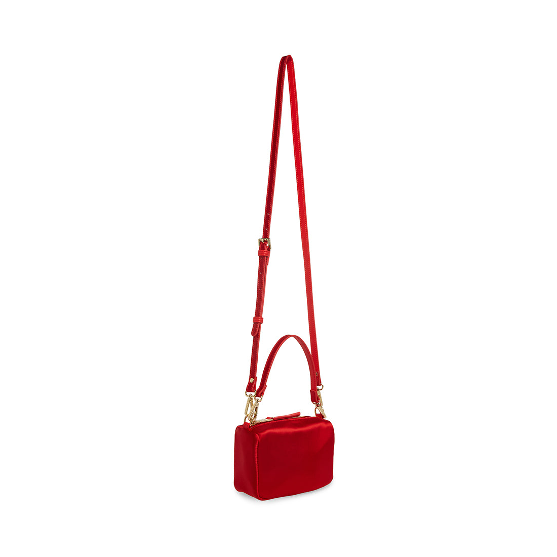 BNOBLE-S Red Satin Adjustable Pochette Bag | Women's Handbags – Steve ...