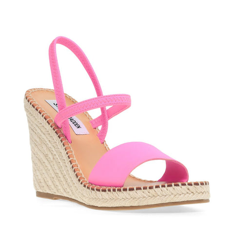 steve madden pink wedges