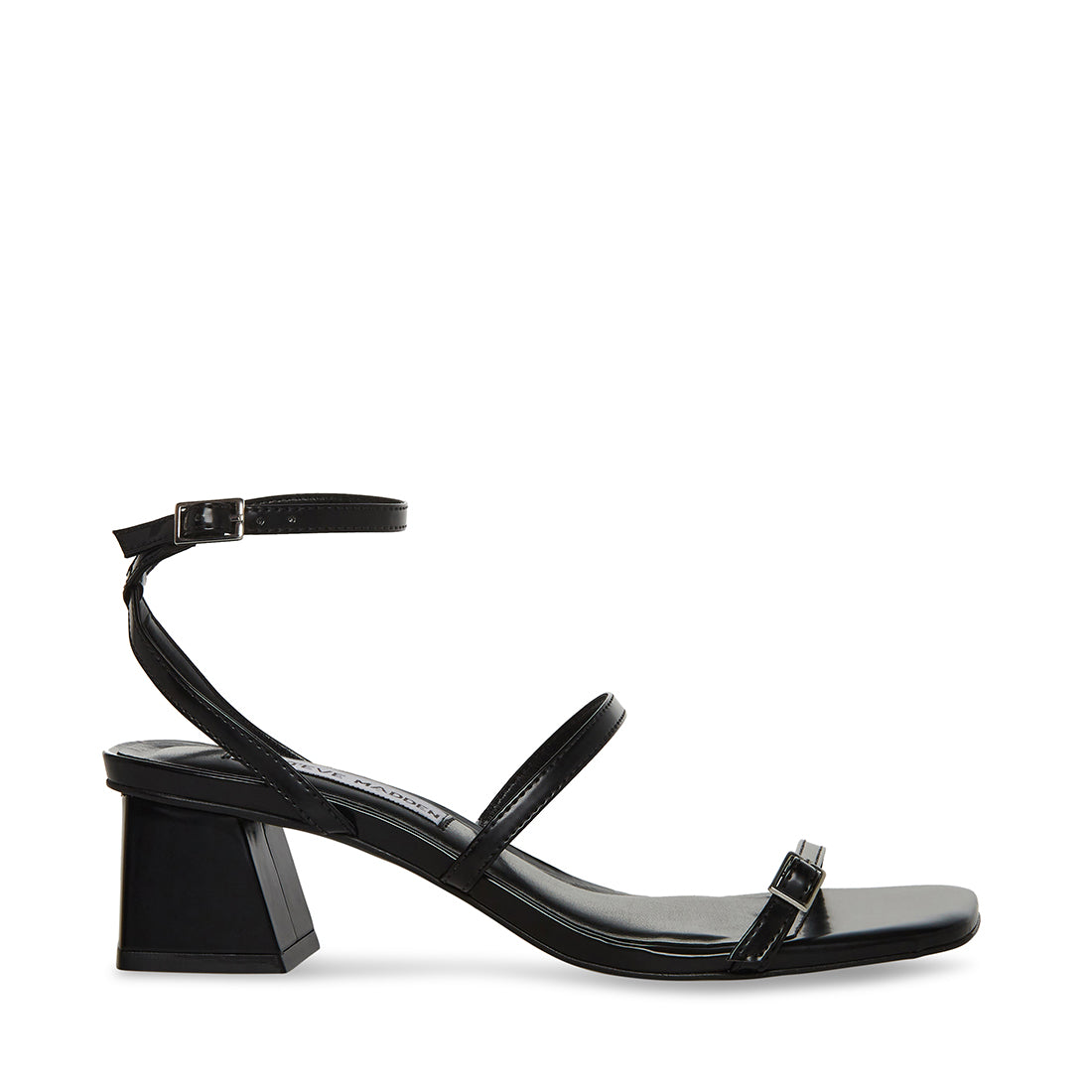 AMALIA Black Strappy Heel | Women's Heels – Steve Madden