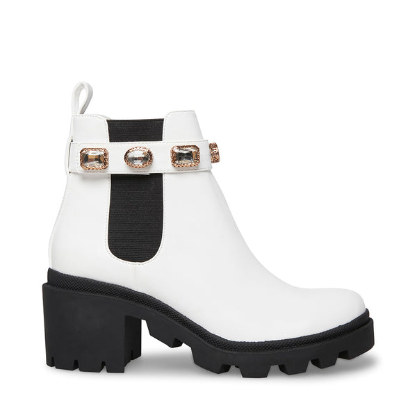 steve madden wayne boots white