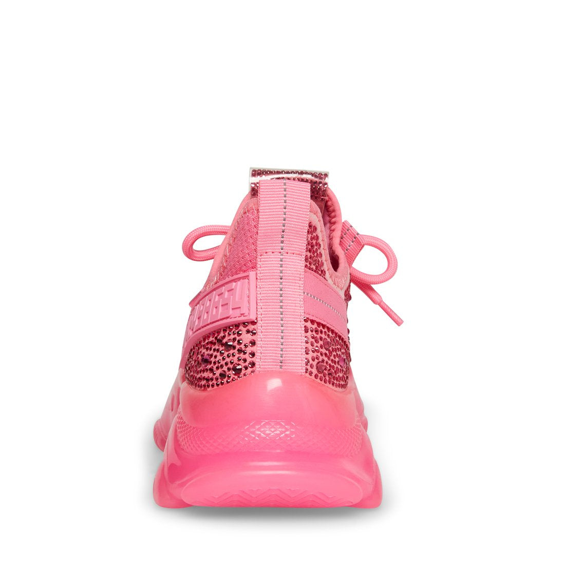 MAXIMA Hot Pink Sneakers | Women's Hot Pink Sneakers with Rhinestones ...