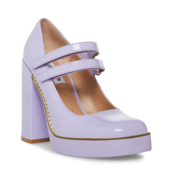 TWICE Lavender Platform Mary Jane Block Heel | Women's Heels – Steve Madden