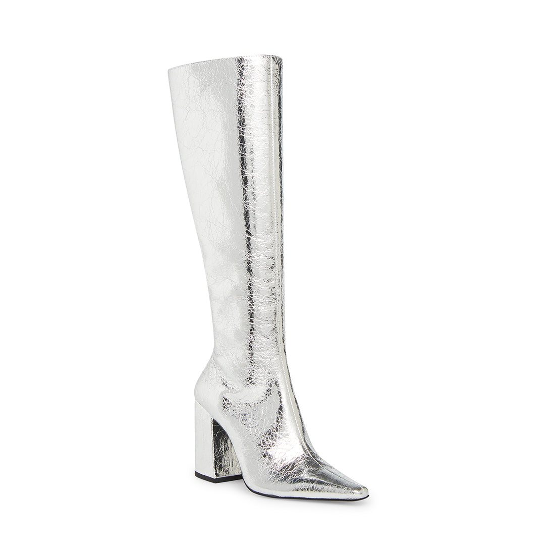 ZELDA Silver Boot | Women's Knee High Boot – Steve Madden