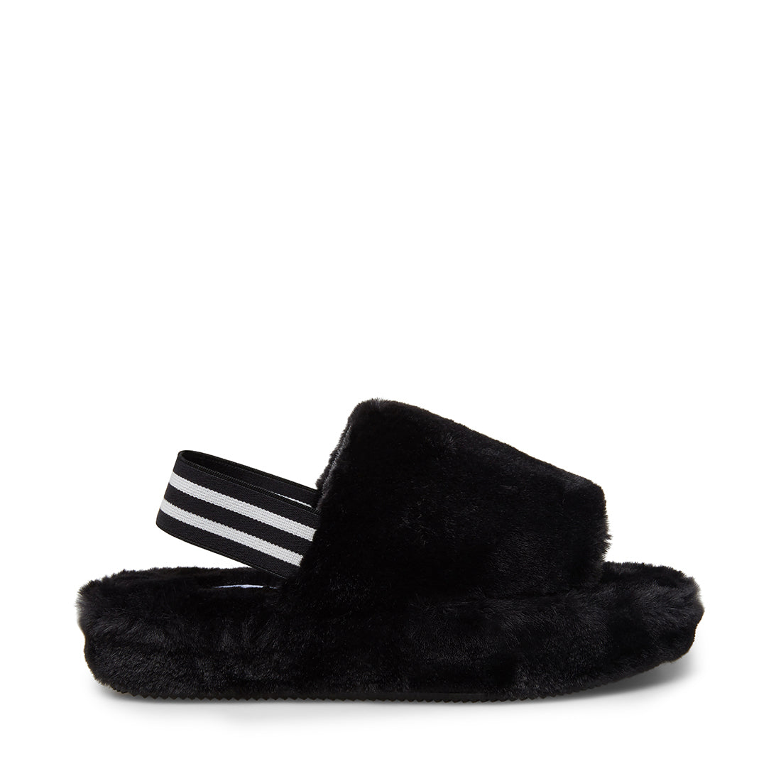 steve madden black slippers